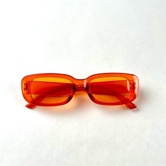 Chic Orange Sunglasses - Picture 1 of 2